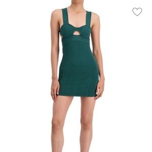 Herve Ledger scrappy bra dress